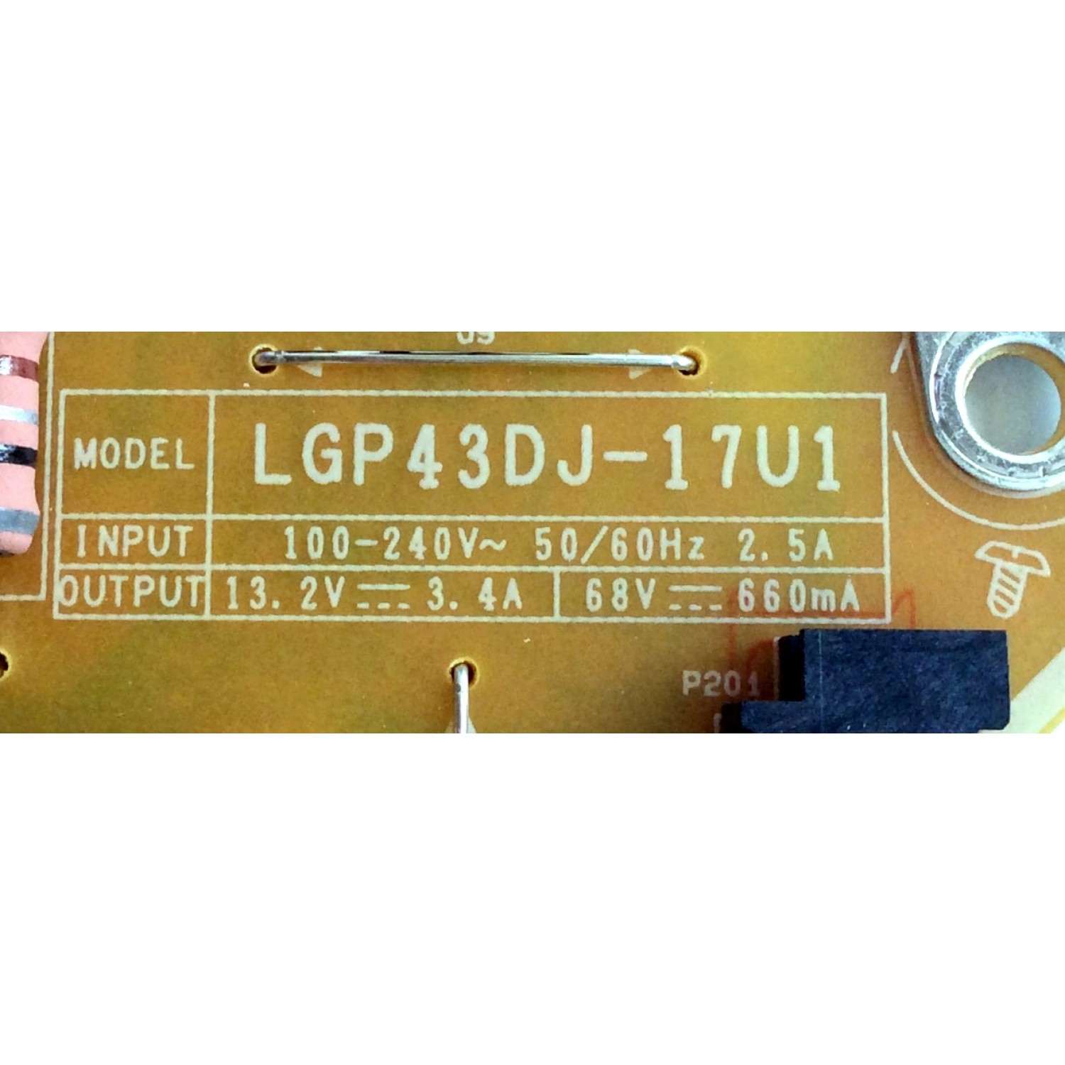 FUENTE DE PODER PARA TV LG ORIGINAL / NUMERO DE PARTE EAY64529501 / EAX67209001 / 64529501 / LGP43DJ-17U1 / MODELOS 43UK6090PUA / 43UK6300PUE / 43UJ6300-UA / 43UM6910PUA / 43UM6950DUB / 43UN6950ZUA / 43UN7000PUB - Imagen 4